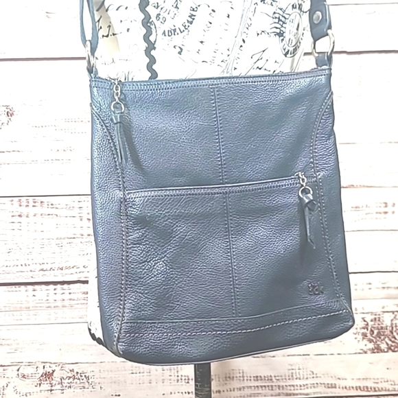 the sak blue pebbled leather crossbody - Picture 2 of 10